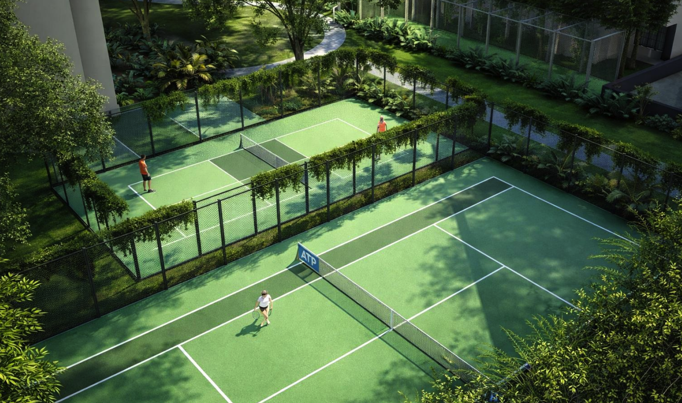 Aqualis sports club tennis courts